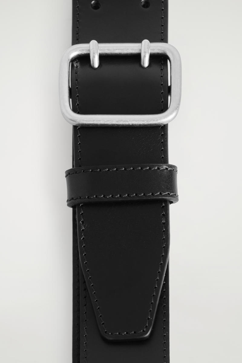 COS 2本ピンバックルレザーベルト