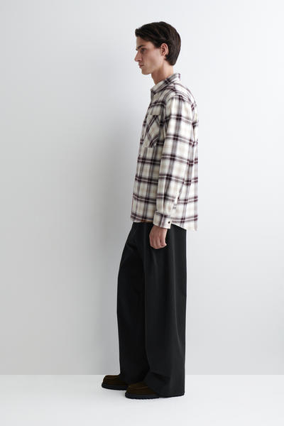 COS チェックピマコットンシャツ
