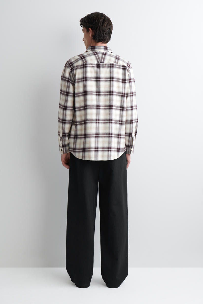 COS チェックピマコットンシャツ