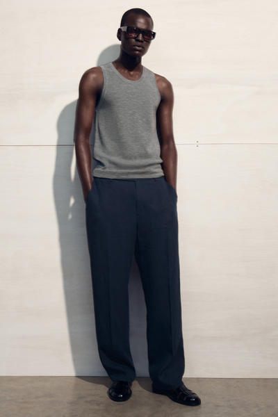 COS メリノウールリブタンクトップ