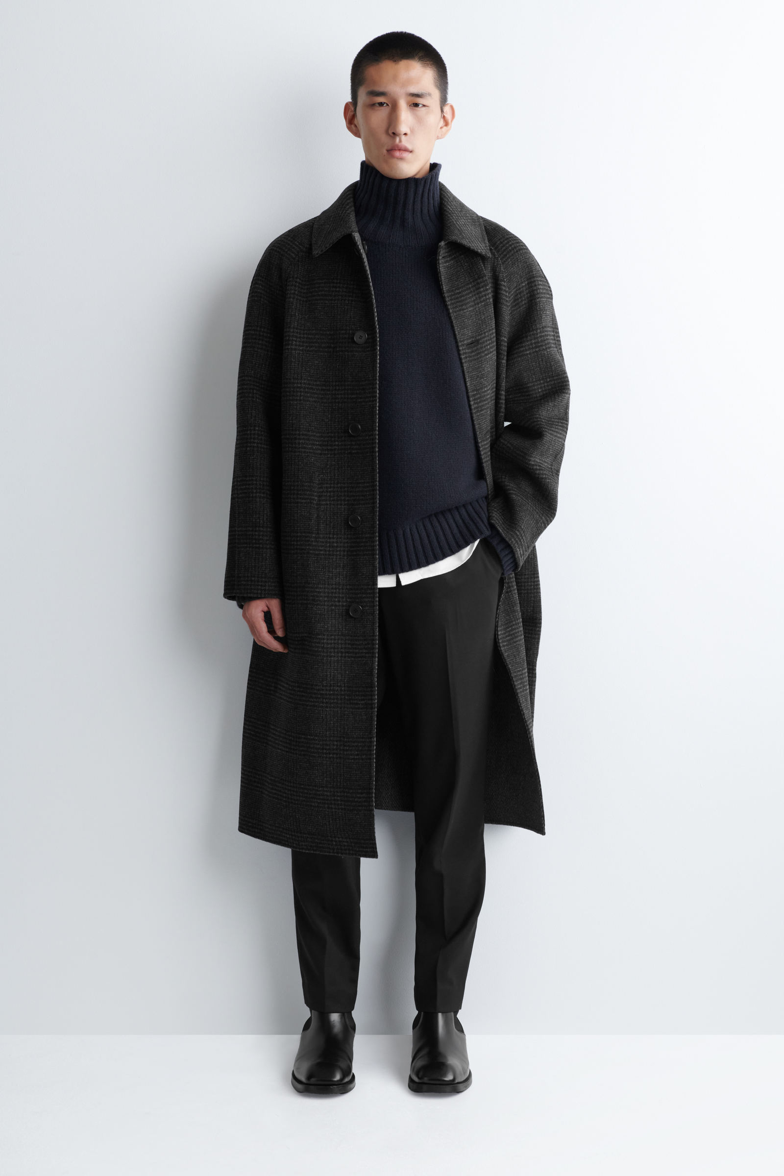 WOOL SKINNY TROUSERS ウールスキニーパンツ ブラック｜COS コス 公式