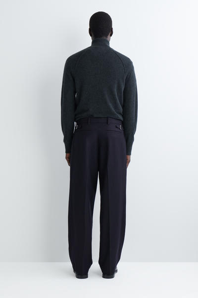 COS オーバーサイズウールストレートレッグパンツ