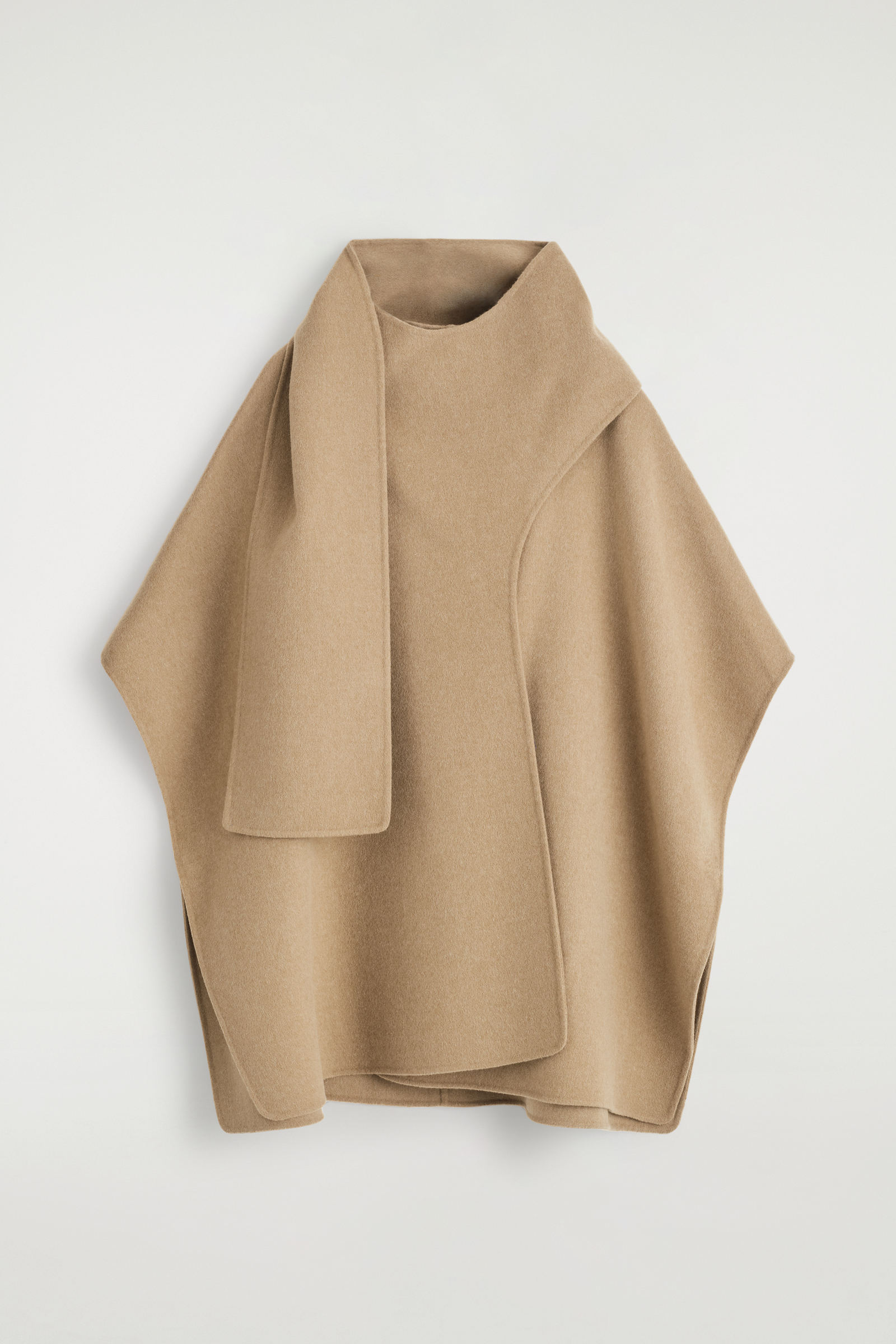 専用 cos ダブルフェイスウールスカーフケープ ポンチョ DOUBLE-FACED MERINO WOOL SCARF CAPE ダブルフェイスメリノウール