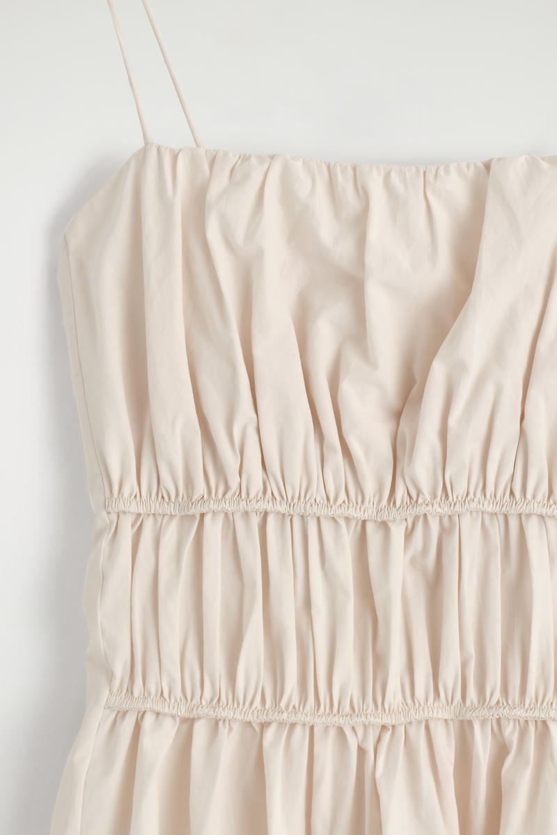 COS ギャザーコットントップ