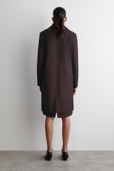 COS テーラードコットンコート