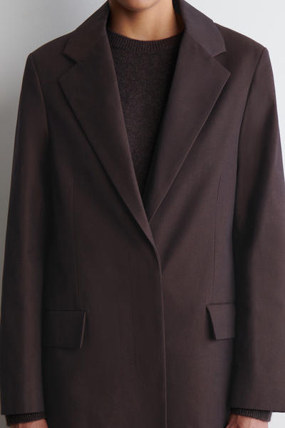 COS テーラードコットンコート