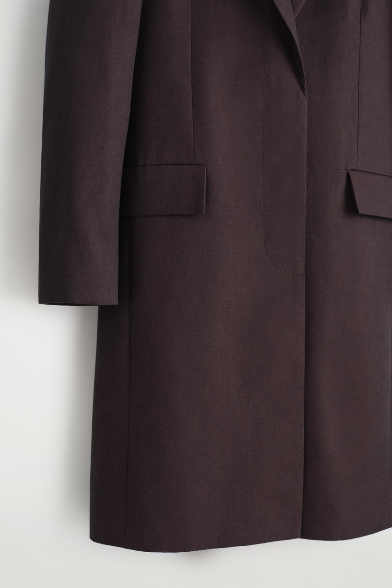 COS テーラードコットンコート