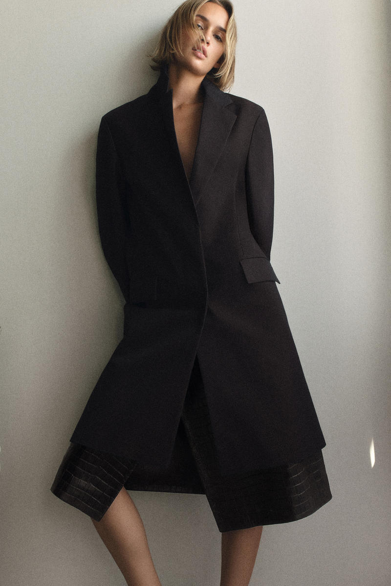 COS テーラードコットンコート