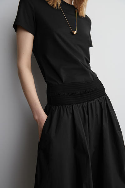 COS スモックパネルミディスカート