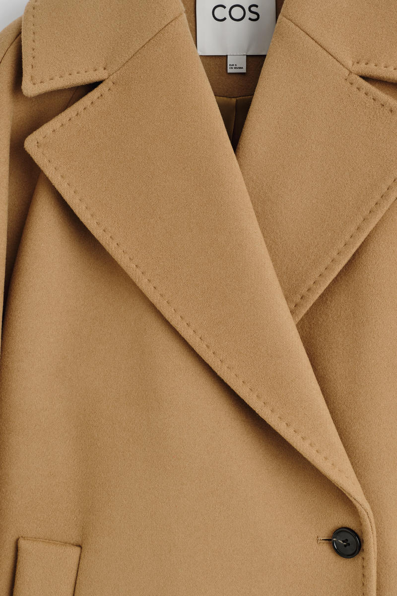 OVERSIZED DOUBLE-BREASTED WOOL COAT オーバーサイズ ダブルブレスト