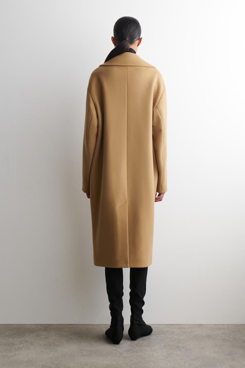 OVERSIZED DOUBLE-BREASTED WOOL COAT オーバーサイズ ダブルブレスト