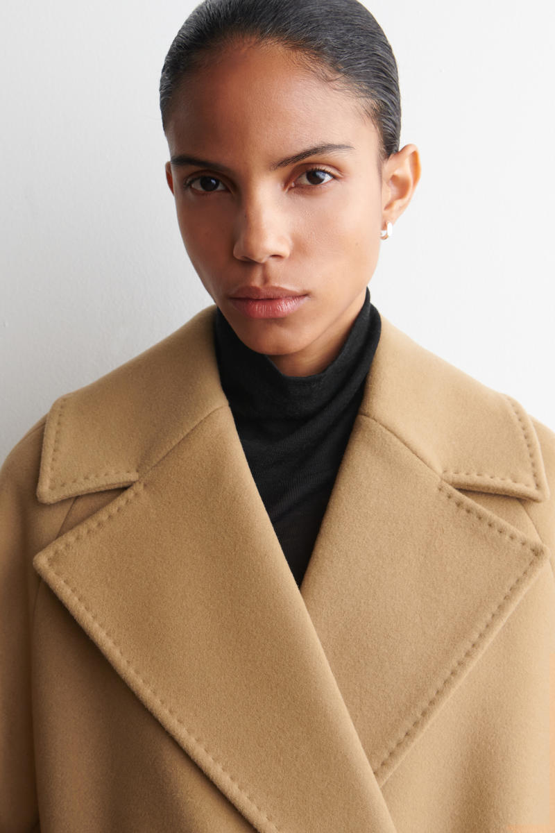 OVERSIZED DOUBLE-BREASTED WOOL COAT オーバーサイズ ダブルブレスト