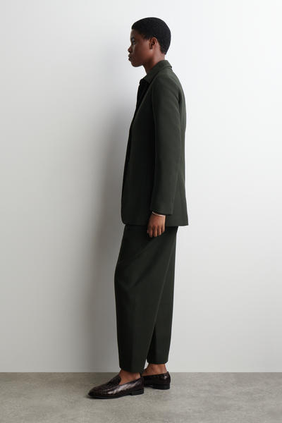 COS ロングラインウールブレンドブレザー