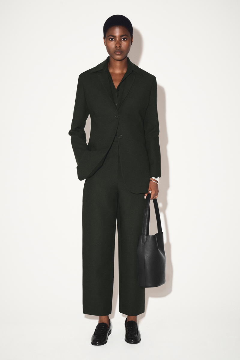 COS ロングラインウールブレンドブレザー