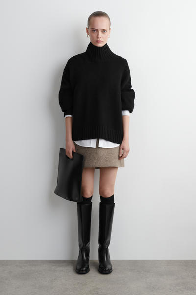 COS ロングウールブーツソックス