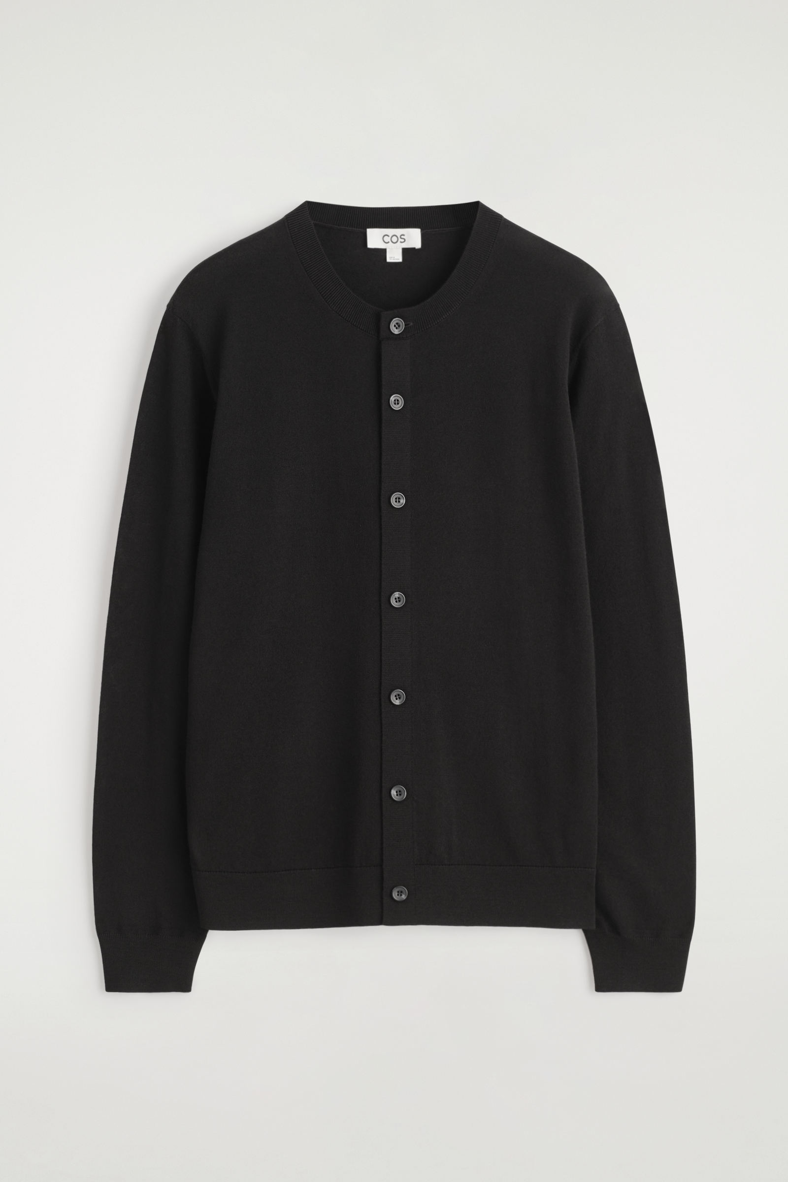 MERINO WOOL CREW-NECK CARDIGAN メリノウールクルーネック