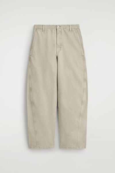 COS デニムバレルレッグトラウザーズ