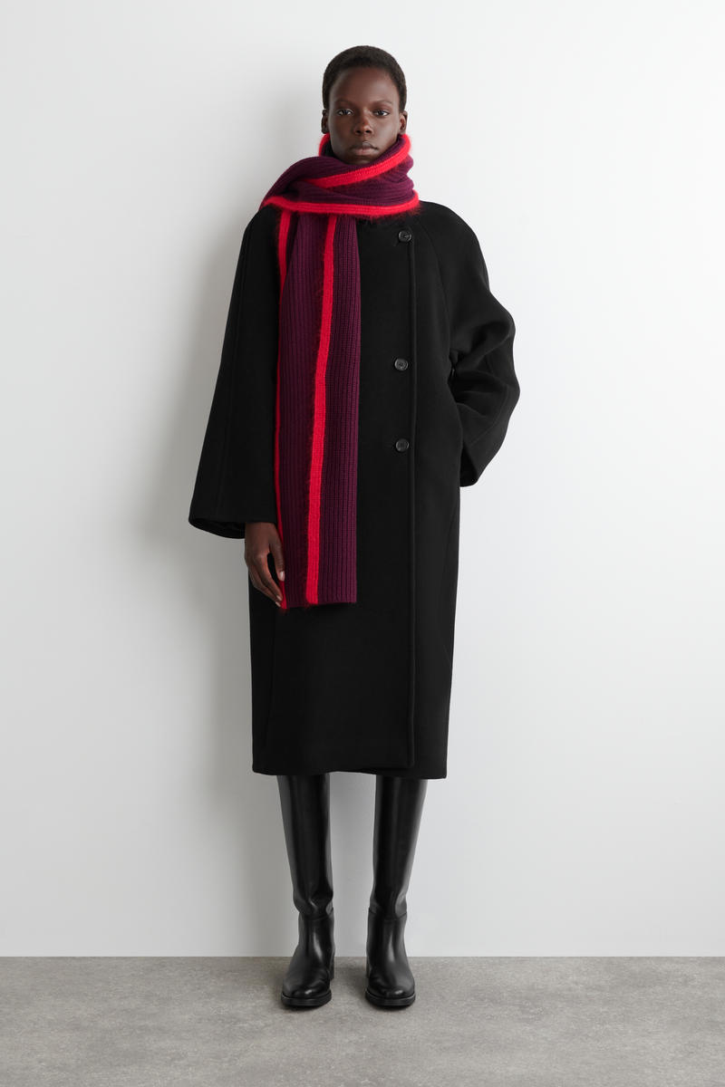 CHUNKY WOOL-MOHAIR SCARF チャンキーニットウールモヘア CHUNKY WOOL-MOHAIR SCARF チャンキーニットウールモヘア