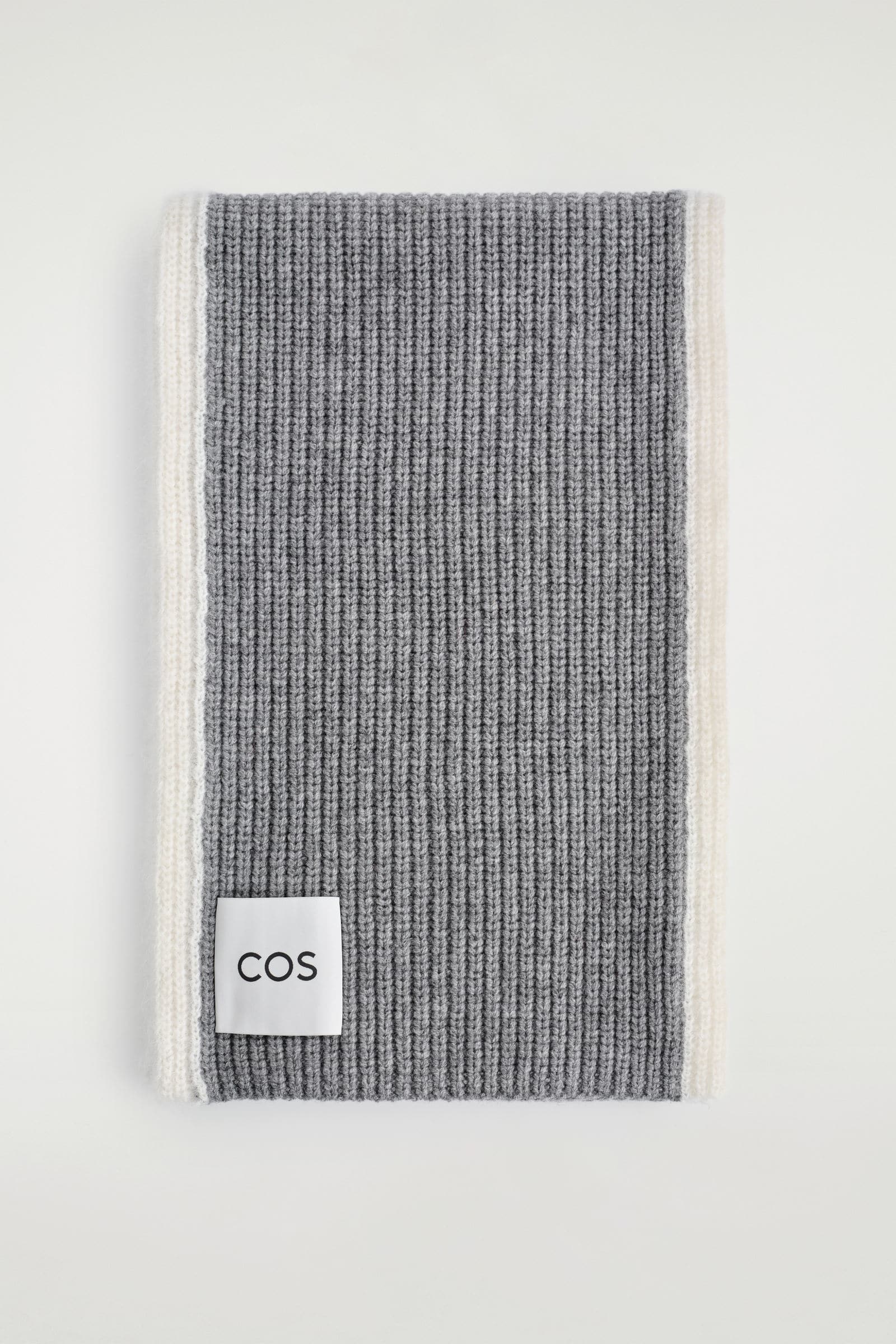 CHUNKY WOOL-MOHAIR SCARF チャンキーニットウールモヘアマフラー