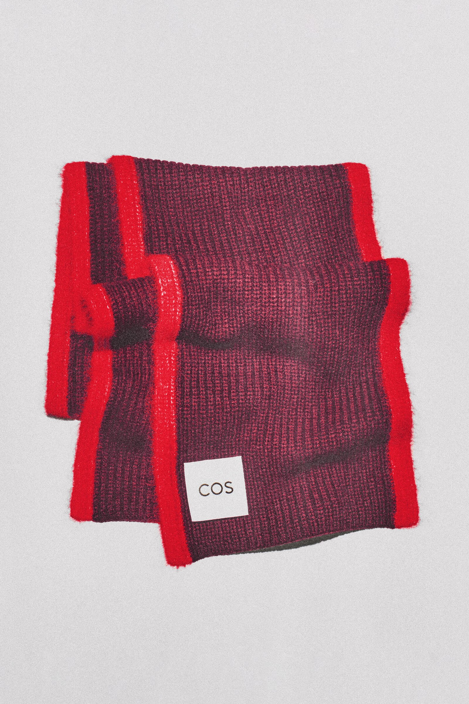 CHUNKY WOOL-MOHAIR SCARF チャンキーニットウールモヘアスカーフ