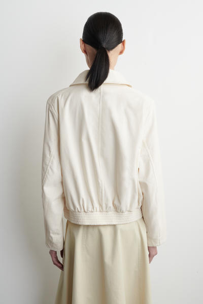 COS コーデュロイファネルネックジャケット