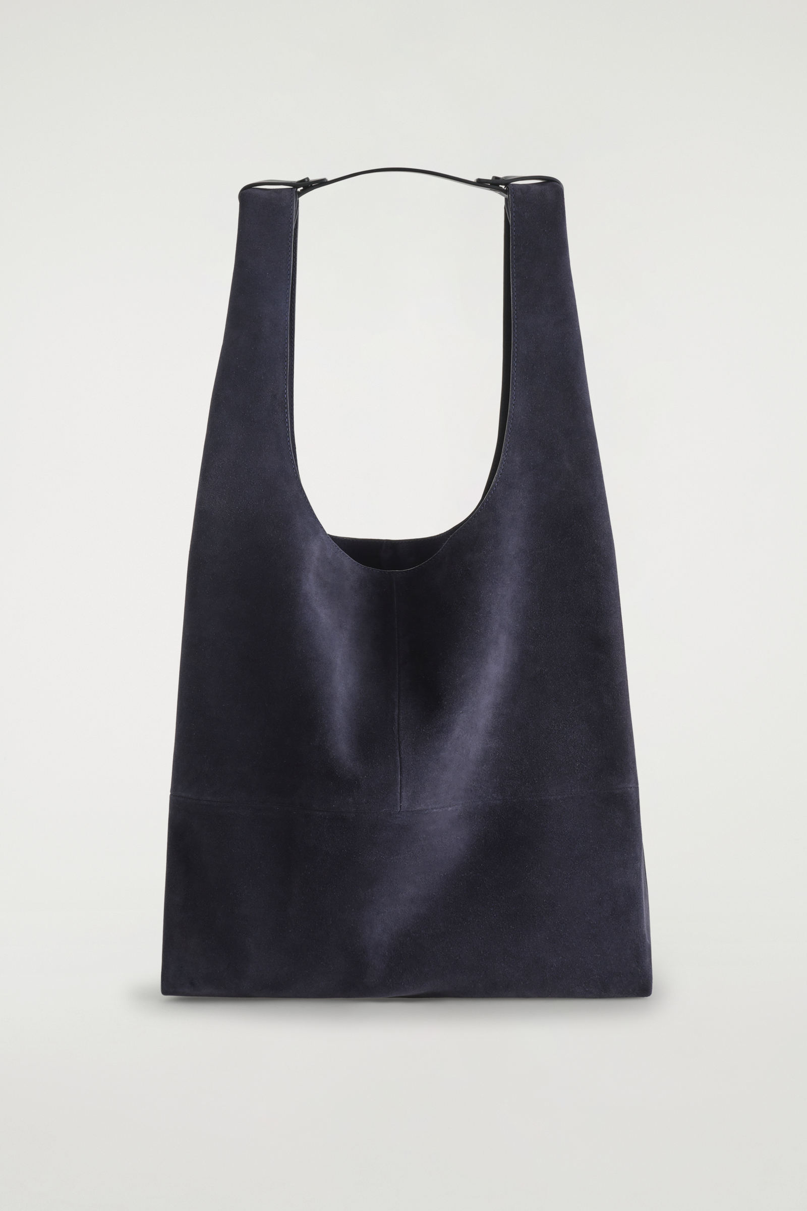 SLOUCHY TOTE - SUEDE スラウチートート - スエード ネイビー｜COS