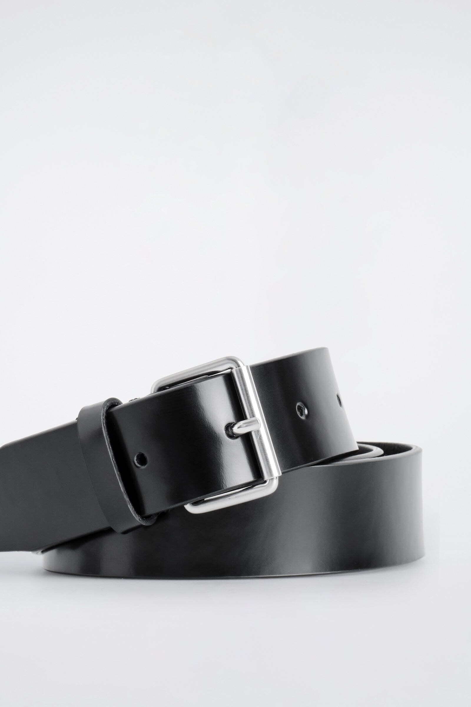 SIGNATURE LEATHER BELT シグネチャーレザーベルト カーボン｜COS コス