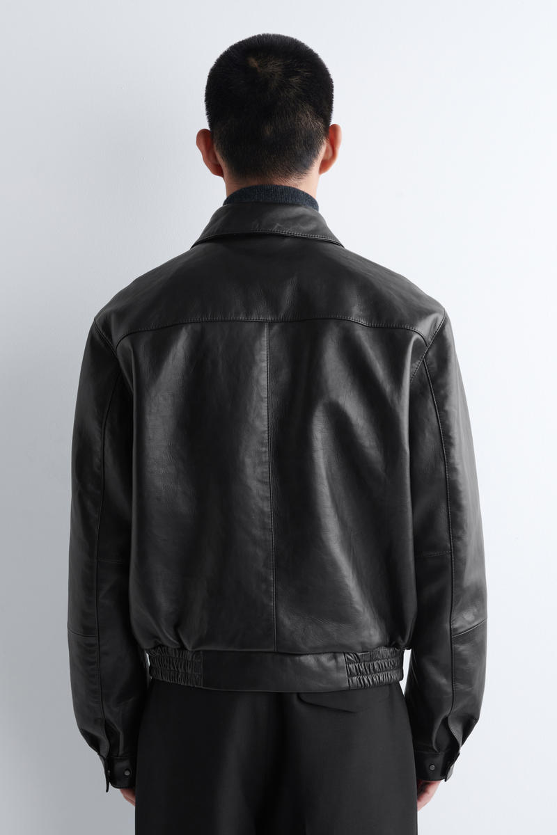 LEATHER BLOUSON JACKET レザーブルゾンジャケット｜COS コス