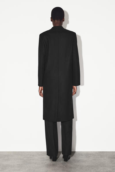 COS カラーレスウールカシミヤコート