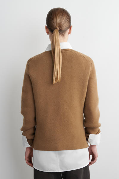 COS メリノウールクルーネックセーター