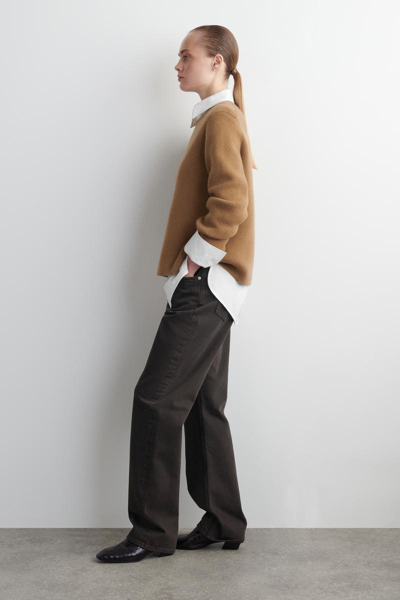 COS メリノウールクルーネックセーター