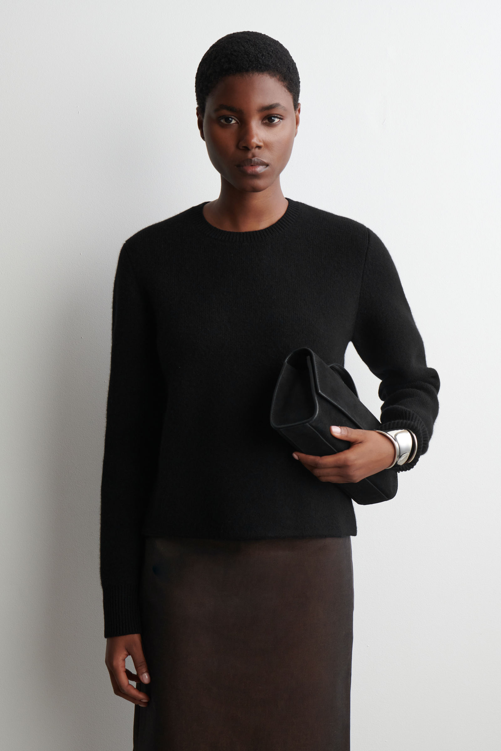 MERINO WOOL CREW-NECK JUMPER メリノウールクルーネックセーター