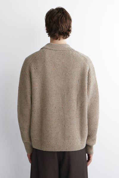 COS ドネガル風ウールポロセーター