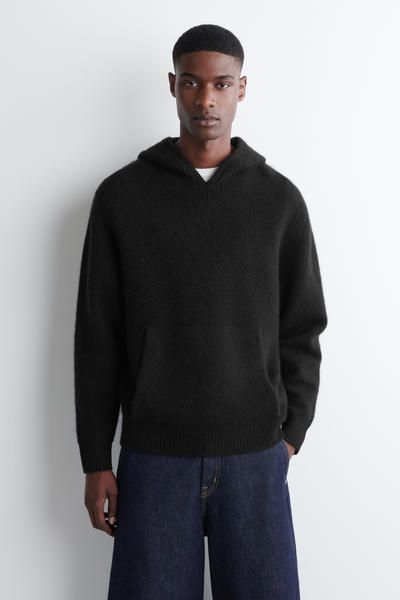 COS ボイルドカシミアフーディー