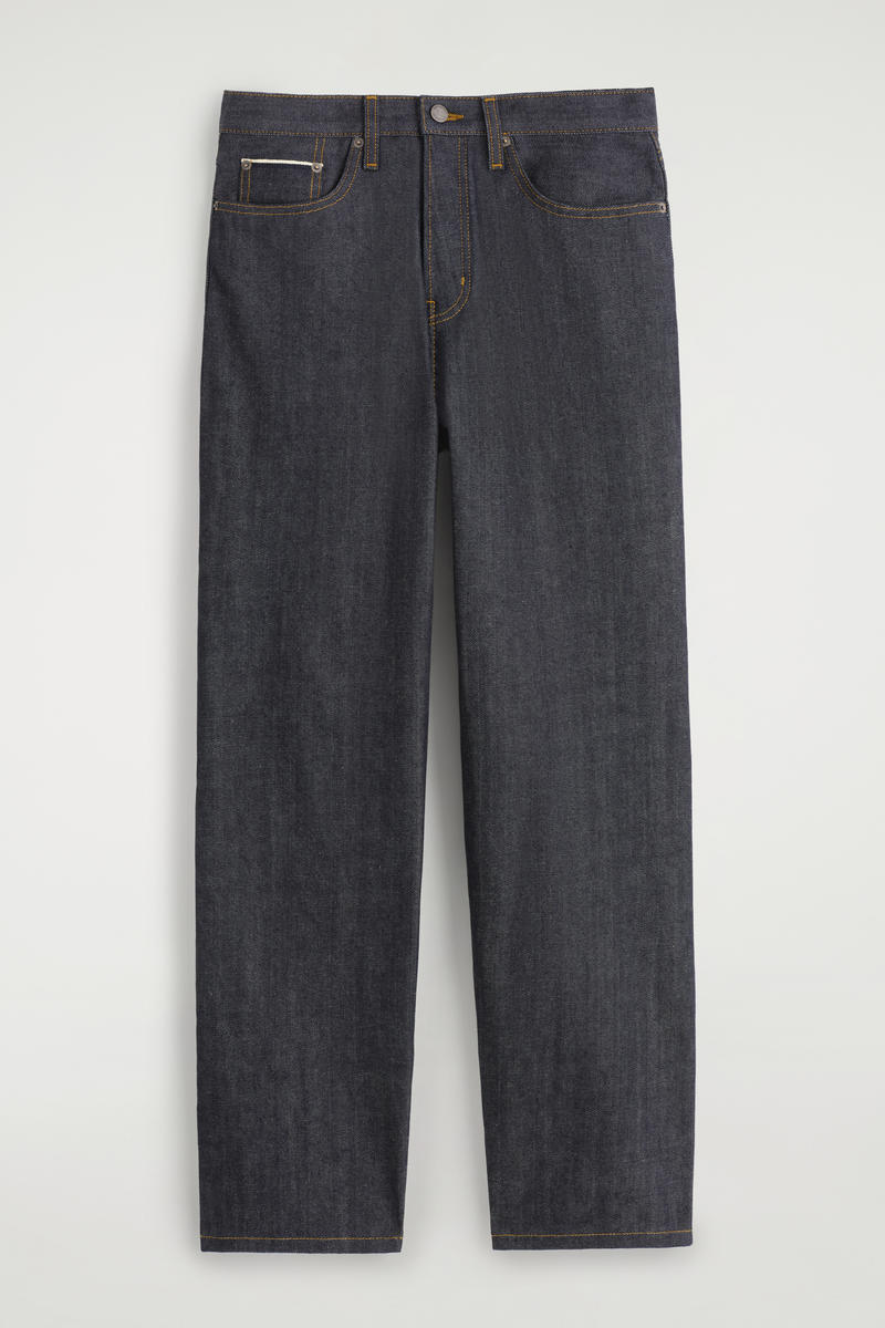 COS ライダー RAW セルビッジ ストレートレッグジーンズ