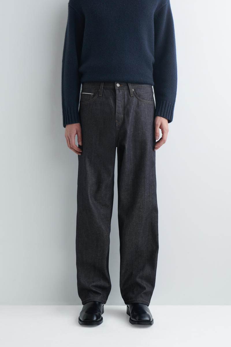 COS ライダー RAW セルビッジ ストレートレッグジーンズ