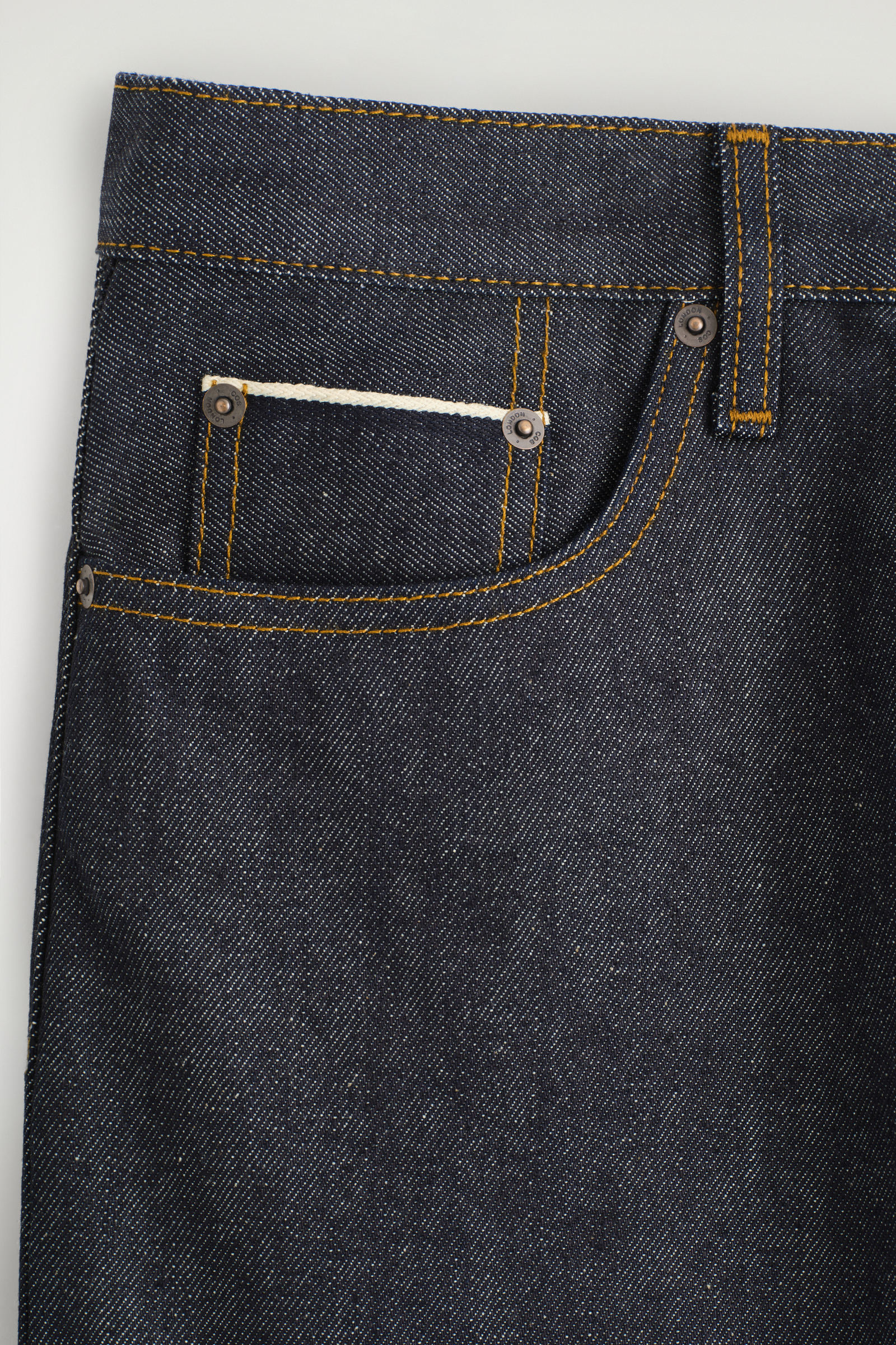 RIDER RAW SELVEDGE STRAIGHT-LEG JEANS ライダー RAW セルビッジ
