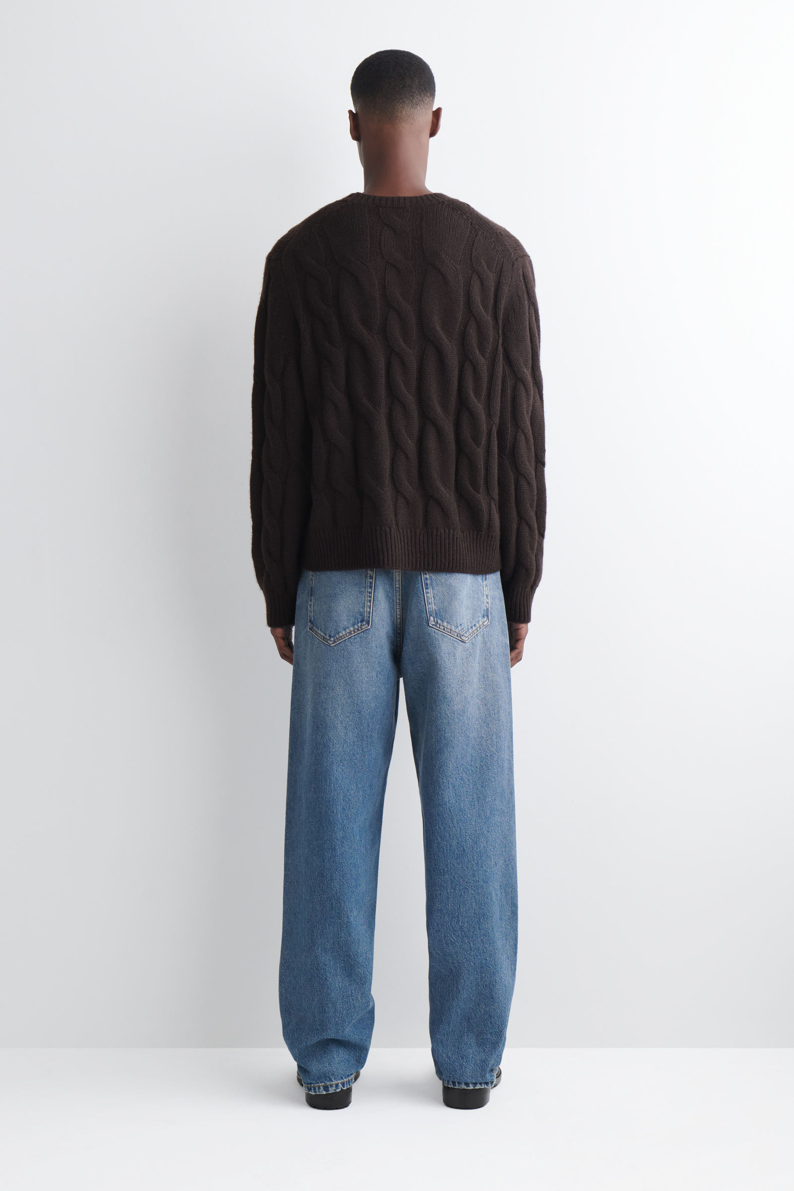 COS ライダーストレートレッグジーンズ フェードブルー RIDER STRAIGHT-LEG JEANS ライダーストレートレッグジーンズ フェード