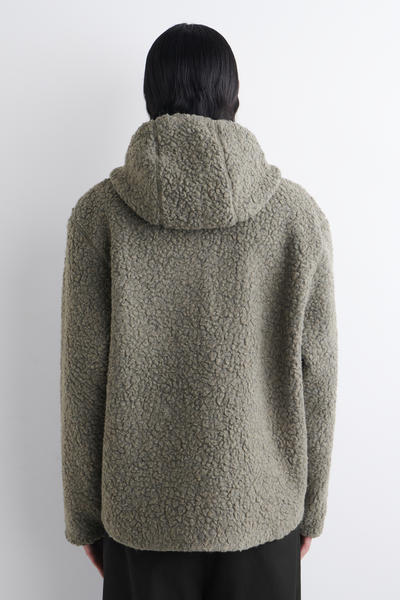 COS フード付きテディジャケット
