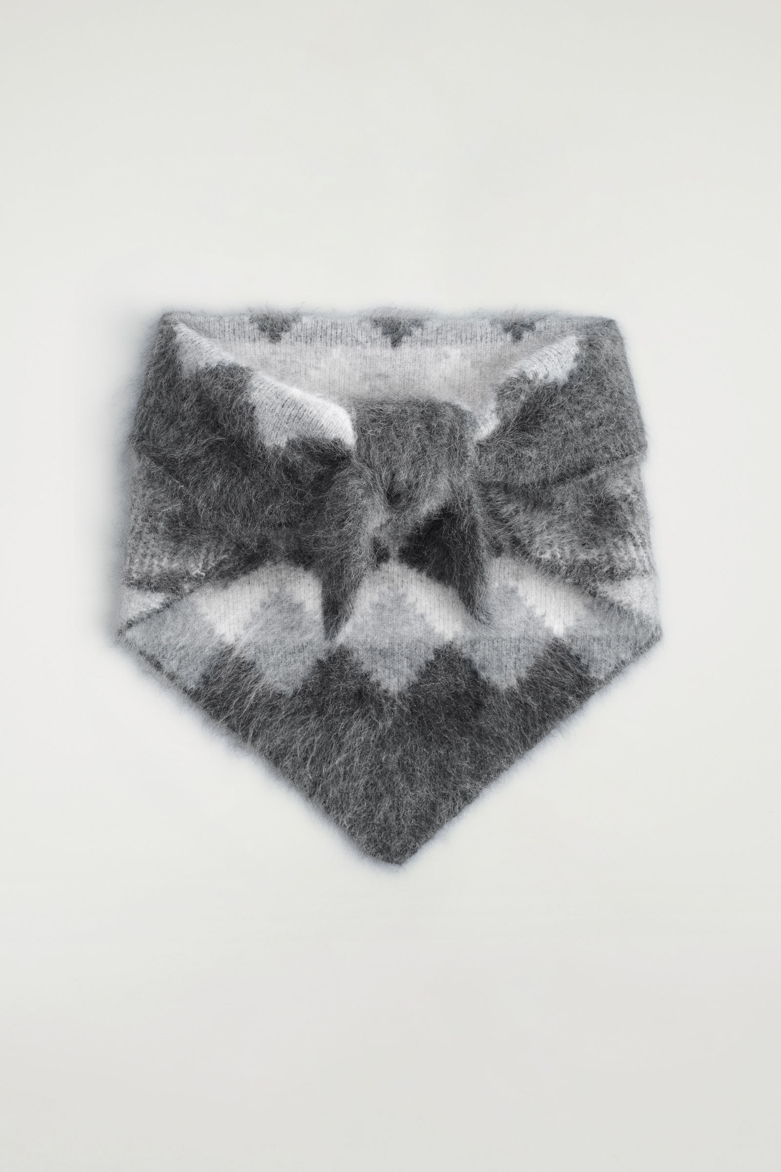 FAIR ISLE BRUSHED-CASHMERE SCARF フェアアイルブラッシュドカシミヤ