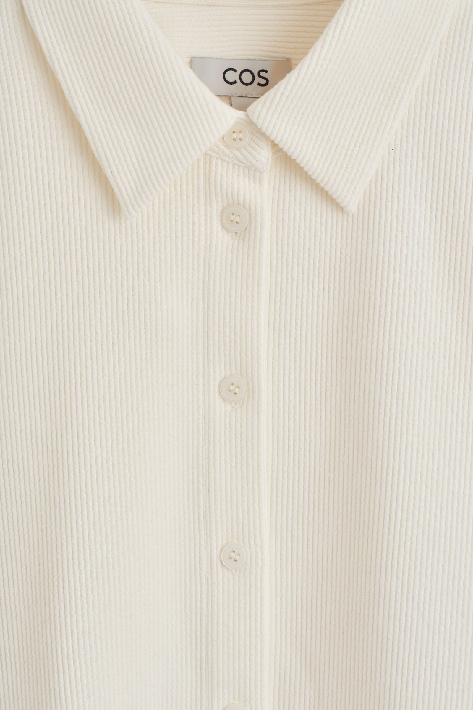 CORDUROY SHIRT コーデュロイシャツ ホワイト｜COS コス 公式