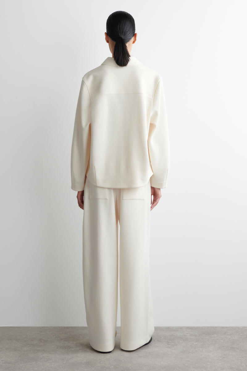 COS コーデュロイ ワイドパンツ CORDUROY WIDE-LEG TROUSERS コーデュロイワイドレッグパンツ ホワイト