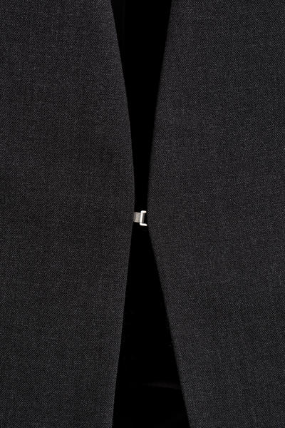 COS ノーカラーウールブレザー