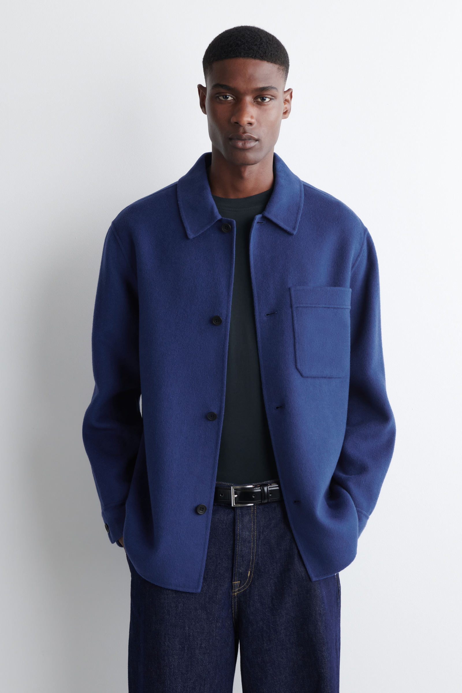 【定価10万】アミ パリス CPO ウール シャツジャケット オーバーサイズ 定価10万】アミ パリス CPO ウール シャツジャケット オーバーサイズ