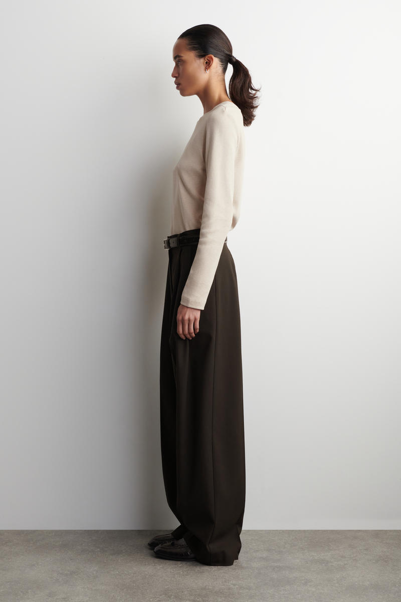 COS コットンジャージー 長袖トップス