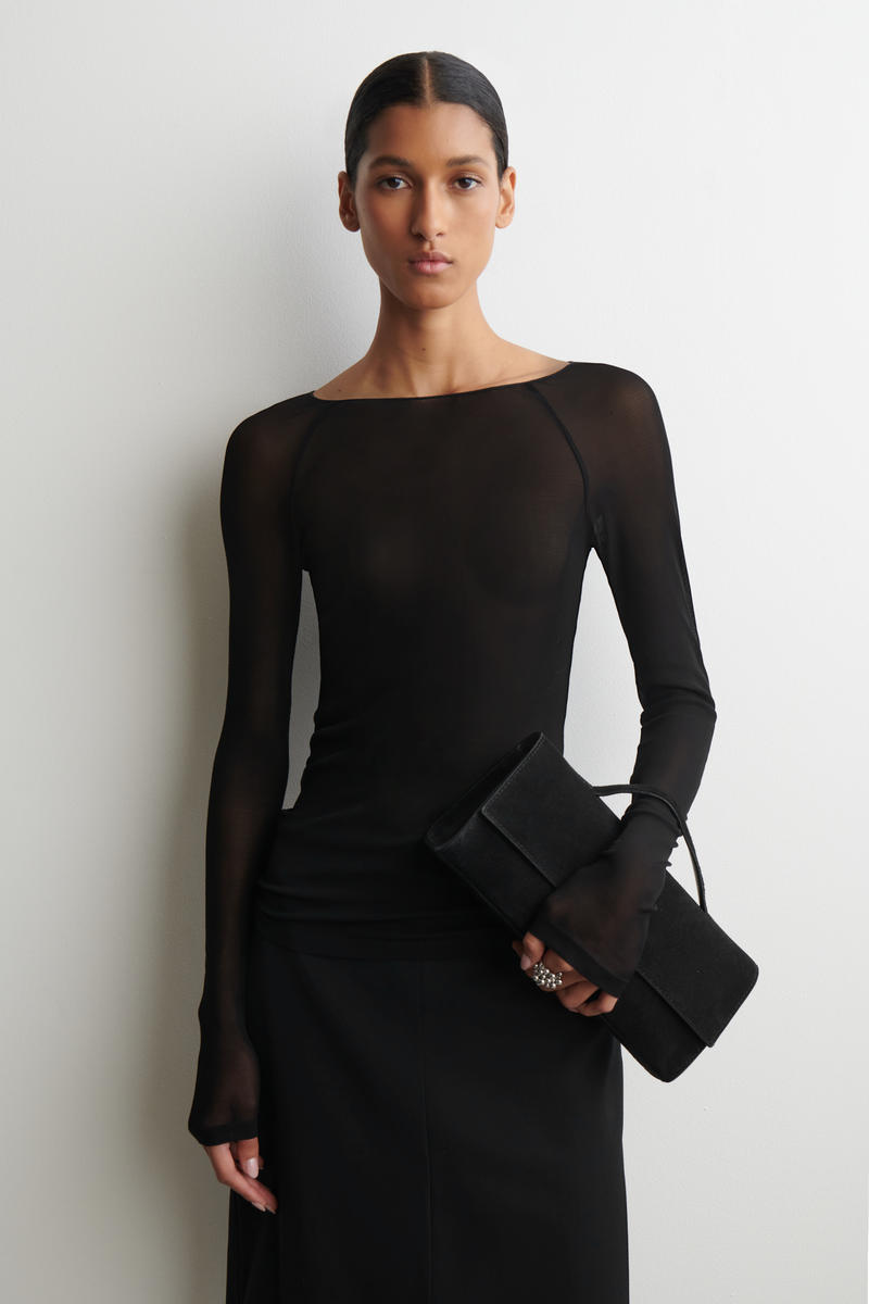 SILK LONG-SLEEVED TOP シルク長袖トップ｜COS コス 公式