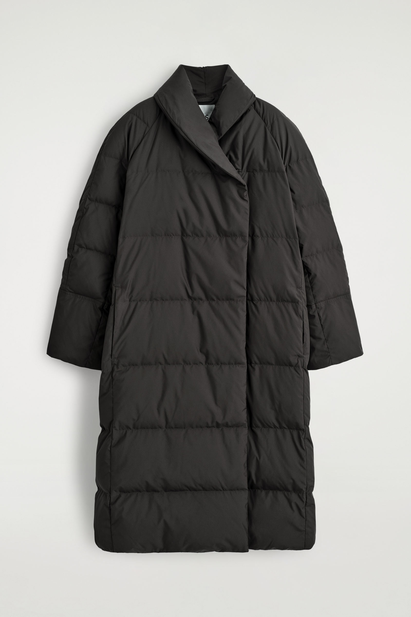 ★o 未使用 ダウンコート ペイズリー 総柄 ガウン キルティング ショール SHAWL-COLLAR QUILTED DOWN COAT ショールカラーキルティング