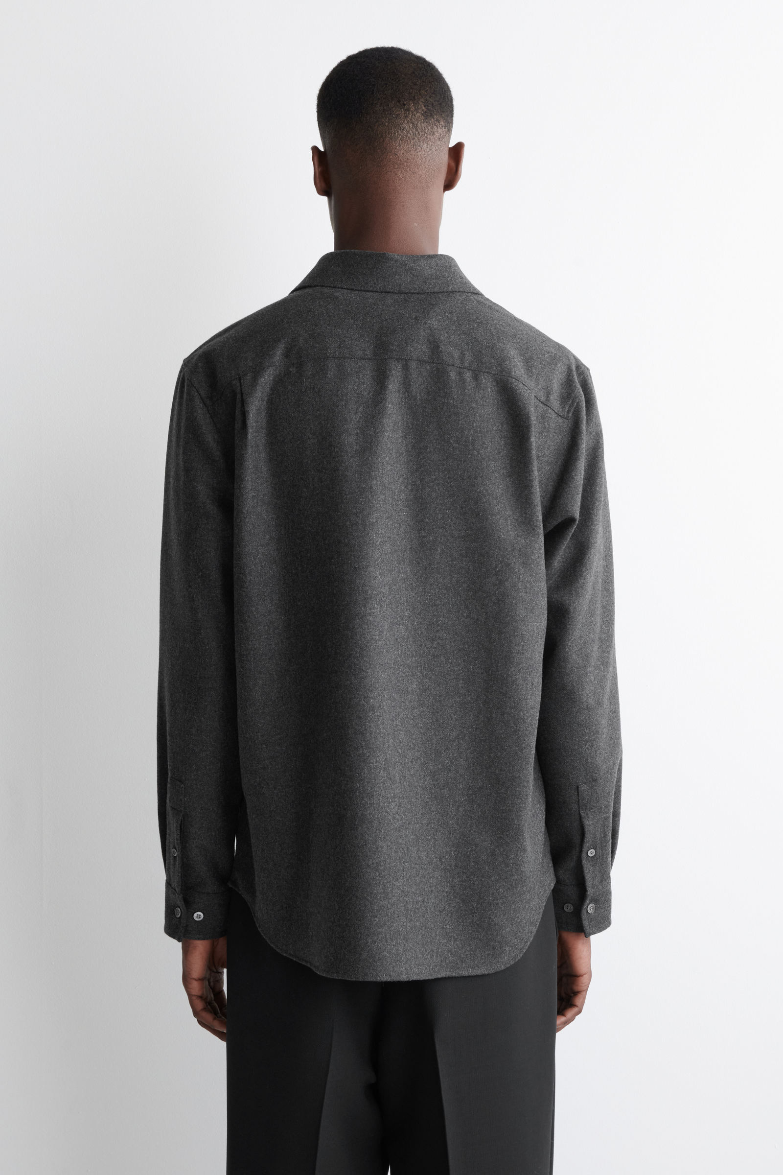 RELAXED WOOL-FLANNEL SHIRT リラックスウールフランネルシャツ