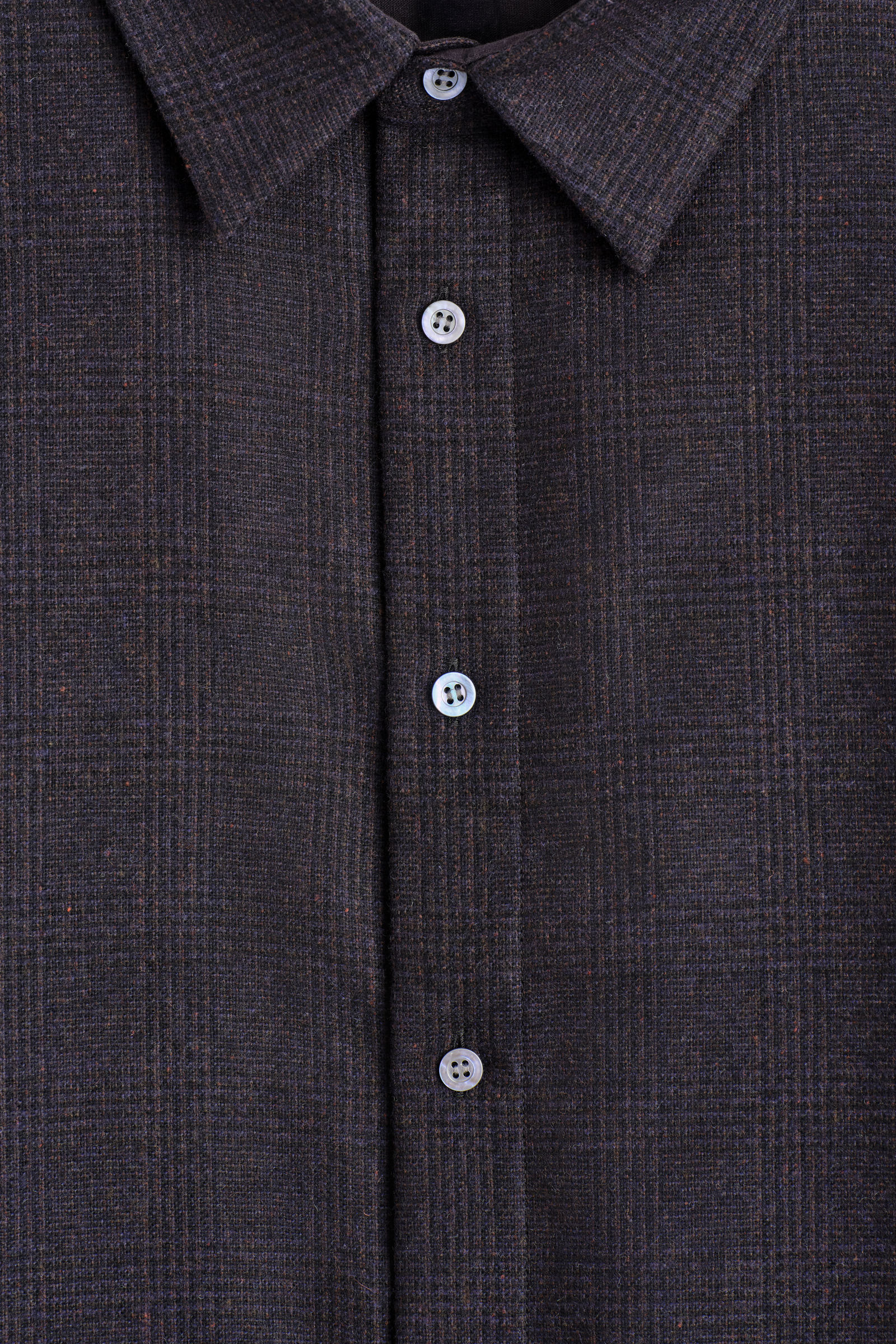RELAXED WOOL-FLANNEL SHIRT リラックスウールフランネルシャツ