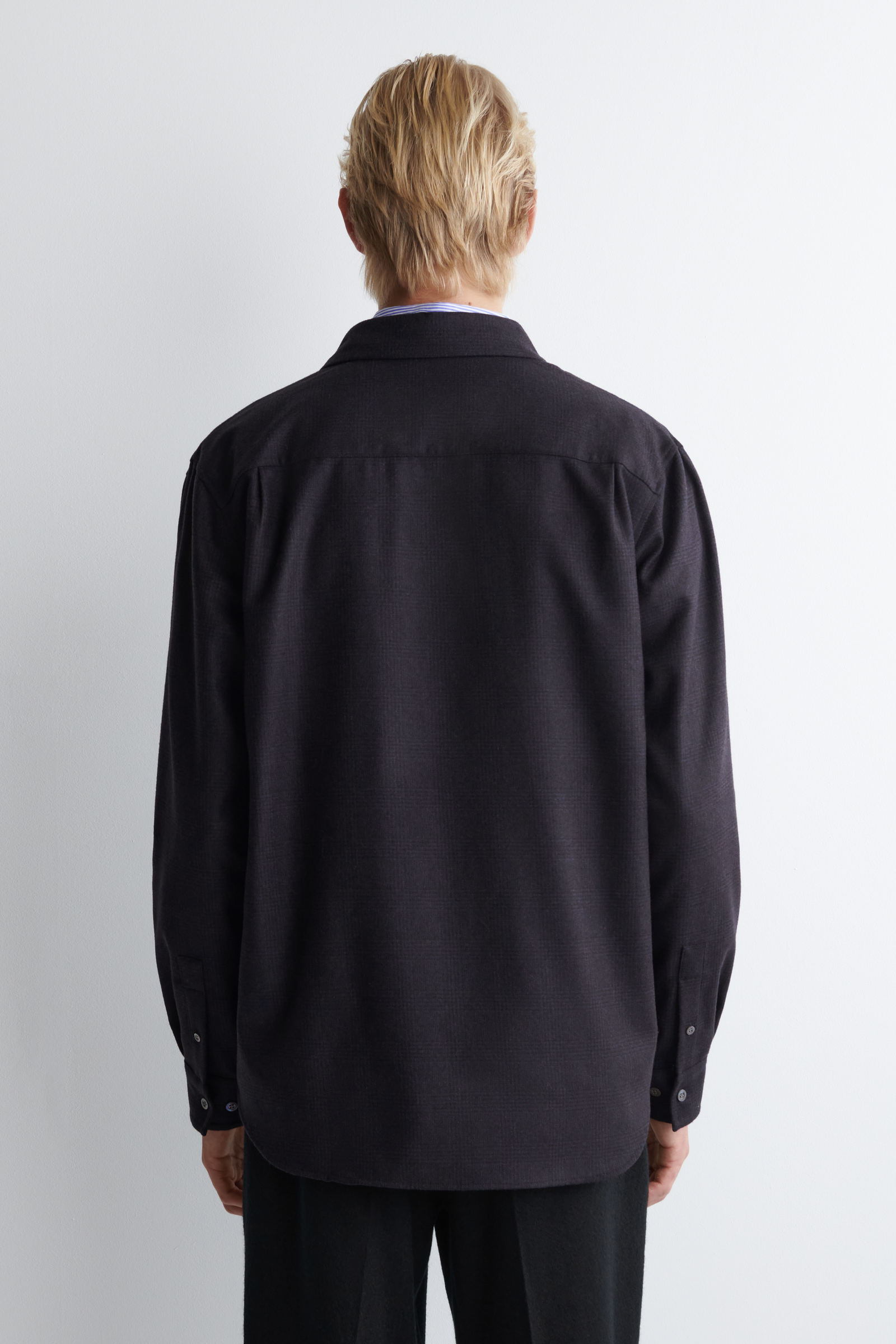 RELAXED WOOL-FLANNEL SHIRT リラックスウールフランネルシャツ